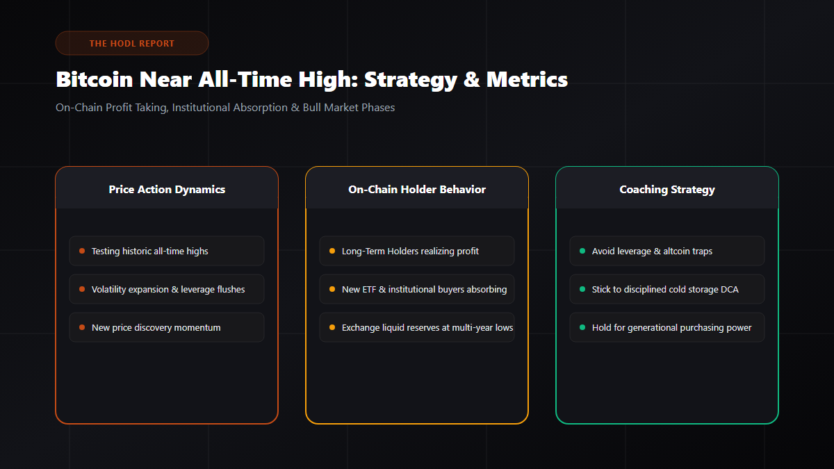 Bitcoin All-Time High On-Chain Dynamics and HODL Strategy